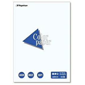 長門屋商店｜NAGATOYA カラーペーパー 最厚口 白 （はがきサイズ・50枚）　ナ-8501[ナ8501]