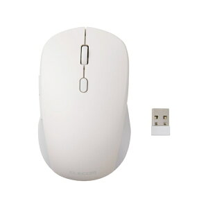 ELECOMbGR }EX OSMOD Six(Chrome/Android/iPadOS/iOS/Mac/Windows11Ή) zCg M-MY30MBSXWH [BlueLED /(CX) /6{^ /BluetoothEUSB]