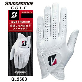 ブリヂストン｜BRIDGESTONE ゴルフグローブ TOUR PREMIUM ホワイト GL2500 [メンズ /左手着用(右打ち用) /22cm]