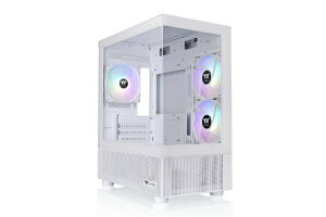 THERMALTAKEbT[}eCN PCP[X [Micro ATX /Mini-ITX] View 170 TG ARGB Snow zCg CA-1Z4-00M6WN-00
