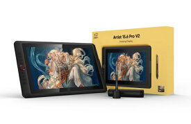 XPPen｜エックスピーペン ART15.6Pro_JP02 液晶ペンタブレット [15.4型] USB-C＋USB-A接続 Artist 15.6 Pro V2(Chrome/Android/Mac/Windows11対応) ブラック
