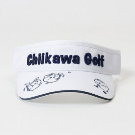 ちいかわGOLF｜Chiikawa Golf 男女兼用 ちいかわゴルフ バイザー パター ホワイト VISERWH [ユニセックス /フリーサイズ：頭周り57cm]【返品交換不可】