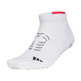 アディダス｜adidas メンズ アディゼロ アンクル丈 機能ソックス ホワイト KVH48 [メンズ /Mサイズ]【返品交換不可】