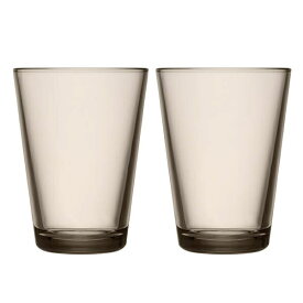 【エントリーで最大全額ポイント還元｜8/22迄】 iittala｜イッタラ カルティオ ハイボール グラス 約400ml ペアセット （2個入り） リネン [正規品]