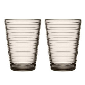 iittala｜イッタラ アイノ・アアルト ハイボール グラス 約330ml ペアセット （2個入り） リネン [正規品]