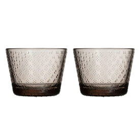 iittala｜イッタラ ツンドラ タンブラー グラス コップ 約160ml ペアセット （2個入り） リネン [正規品]