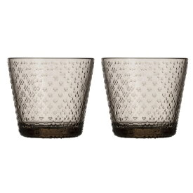 iittala｜イッタラ ツンドラ タンブラー グラス コップ 約290ml ペアセット （2個入り） リネン [正規品]