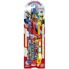 BANDAI｜バンダイ こどもハブラシ3本セット　ナンバーワン戦隊ゴジュウジャー