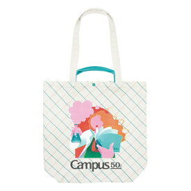 KOKUYO｜コクヨ 【限定】Campus(キャンパス)＜50周年記念＞ 2WAYトートバッグ ホワイト BG-TB100-L1