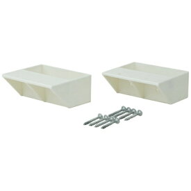 平安伸銅工業｜HEIAN SHINDO 棚受 シングル LABRICO ラブリコ DIY パーツ 2×4材 棚 ラック 同色1セット オフホワイト