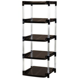 平和工業 シューズラック 5段 幅29.7cm クリスタル ブラウン
