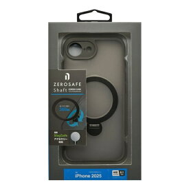 ラスタバナナ｜RastaBanana iPhone 16e ZEROSAFE Shaft Magsafe対応 360°回転スタンドケース フロスト ナチュラル