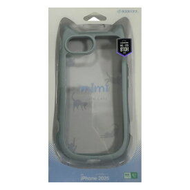ラスタバナナ｜RastaBanana iPhone 16e mimi 猫耳ハイブリッドケース TPU×PC MIL規格準拠 スモーキーブルー
