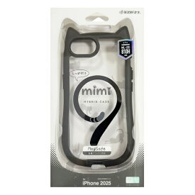 ラスタバナナ｜RastaBanana iPhone 16e mimi 猫耳ハイブリッドケース TPU×PC Magsafe対応 MIL規格準拠 ブラック