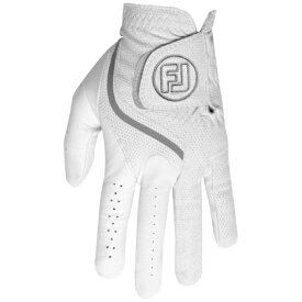 フットジョイ｜FootJoy ゴルフグローブ MEN’S サイフレックス ホワイト×グレー FGSF25L [メンズ /右手着用(左打ち用) /22cm]