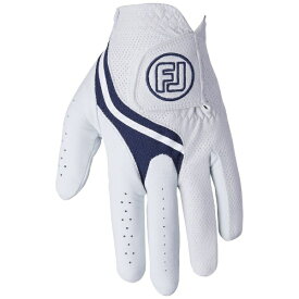 フットジョイ｜FootJoy ゴルフグローブ MEN’S サイフレックス ホワイト×ネイビー FGSF [メンズ /左手着用(右打ち用) /21cm]