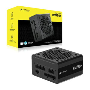 CORSAIR�b�R���Z�A PC�d�� RM750e 2025 �u���b�N CP-9020295-JP [750W /ATX /Cybenetics Gold]