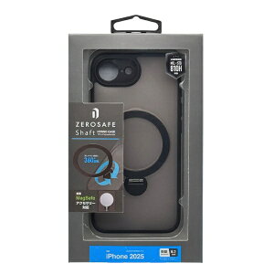 X^oiibRastaBanana iPhone 16e ZEROSAFE Shaft MagsafeΉ 360°]X^hP[X tXg ubN