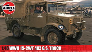 【2025年6月】 エアフィックス|Airfix 1/48 WWII RAF 15-CWT 4x2 多目的トラック【発売日以降のお届け】