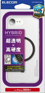 ELECOMbGR iPhone 16e nCubhP[X MAGKEEP ubN