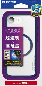 ELECOMbGR iPhone 16e nCubhP[X t[J[ MAGKEEP lCr[