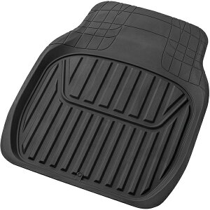 BONFORM|ボンフォーム バケットマット サイズ:3Dフィットガード フロント1枚 サイズ:480×620×29mm ブラック 6484-01BK