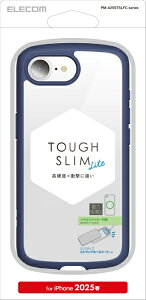 ELECOMbGR iPhone 16e TOUGH SLIM LITE t[ ^XebJ[t lCr[