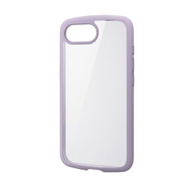 ELECOM｜エレコム iPhone 16e TOUGH SLIMLITE フレーム メタルステッカー ラベンダー