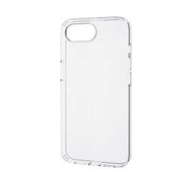 ELECOM｜エレコム iPhone 16e ソフトケース クリスタル メタルステッカー付 クリア