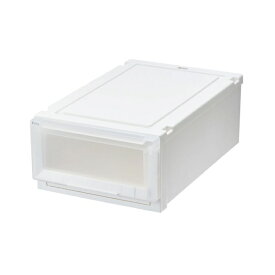 【エントリーで最大全額ポイント還元｜8/5迄】 天馬｜TENMA 天馬 収納ケース 衣装ケース フィッツケース アドバンス S 幅35×奥行55×高さ20cm 引き出し 積み重ね 押し入れ クローゼット ホワイトクリア Fits フィッツ