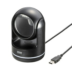 サンワサプライ｜SANWA SUPPLY バーコードリーダー [USB-A /2次元・1次元対応] 定置式(Windows11対応) BCR-2D11BK