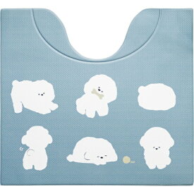 オカトー｜OKATO スキマにピタっ!拭けるPVCトイレマット ビションフリーゼ ビションフリーゼ