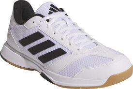 アディダス｜adidas メンズ ランニングシューズ Ligra 8 インドア Ligra 8 Indoor Fホワイト×コアブラック×Fホワイト JI1505 [メンズ /27.5cm]