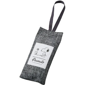 BONFORM|ボンフォーム ファンシー スヌーピーフラワーデオ 竹炭消臭バッグ(1個) サイズ:70×160×20mm グレー 7457-84GY