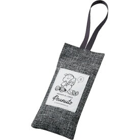 BONFORM｜ボンフォーム ファンシー スヌーピー＆ライナスデオ 竹炭消臭バッグ(1個) サイズ：70×160×20mm グレー 7459-84GY