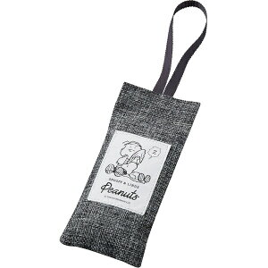 BONFORM|ボンフォーム ファンシー スヌーピー&ライナスデオ 竹炭消臭バッグ(1個) サイズ:70×160×20mm グレー 7459-84GY