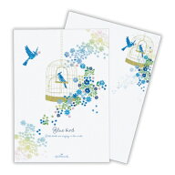 ニホンホールマーク｜Hallmark ひとことふたこと箋 青い鳥4 EEP-839-529