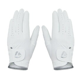 テーラーメイドゴルフ｜Taylor Made Golf レディース ゴルフグローブ プレイヤーズ レディ グローブ ペア White×Silver UN806 [レディース /両手装着用 /20cm]