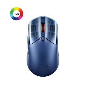 【レビューCP対象商品｜8/1~8/31】 HyperX｜ハイパーエックス ゲーミングマウス Pulsefire Haste 2 S Wireless ネイビー 9B001AA [光学式 /有線／無線(ワイヤレス) /6ボタン /Bluetooth・USB]