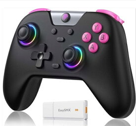 EasySMX ゲームパッド [無線：Bluetooth・USB-C / 有線：USB-A] X05(Switch対応) ブラック