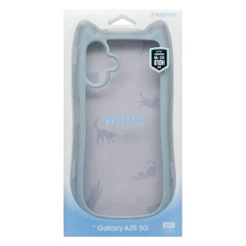 ラスタバナナ｜RastaBanana Galaxy A25 5G mimi 猫耳ハイブリッドケース TPU×PC MIL規格準拠 スモーキーブルー 8737GA25HPSBL