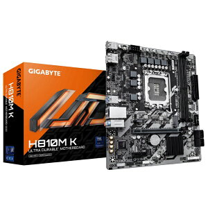 yGg[ōőSz|CgҌb10/5z GIGABYTEbMKoCg }U[{[h(LGA1851) H810M K [MicroATX]