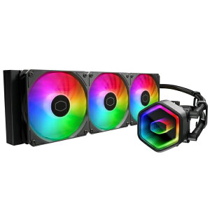COOLER MASTERbN[[}X^[ CPUN[[ 120mmt@x3 [LGA1851/1700/1200/1156/1155/1151/1150EAM5/AM4] Masterliquid 360 Core II ubN MLW-D36M-A18PA-R1