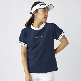 フィラゴルフ｜FILA GOLF レディース モックネックシャツ ネイビー 755604 [レディース /Mサイズ]【返品交換不可】