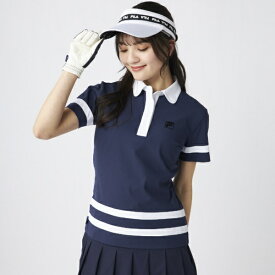 フィラゴルフ｜FILA GOLF レディース 半袖シャツ ダークネイビー 755662 [レディース /Mサイズ]【返品交換不可】