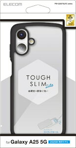 ELECOM�b�G���R�� Galaxy A25 5G�iSC-53F�j/�n�C�u���b�h�P�[�X/TOUGH SLIM LITE/�t���[���J���[/�w�ʃN���A �u���b�N PM-G253TSLFCBK