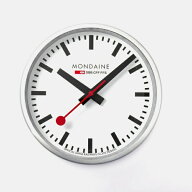 MONDAINE｜モンディーン 掛け時計 クラシック ウォールクロック 25cm ホワイト A990.CLOCK.16SBB
