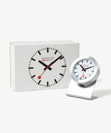 【エントリーで最大全額ポイント還元｜3/11まで】 MONDAINE｜モンディーン 置き時計 マグネット クロック 5cm ホワイト A660.30318.81SBB [アナログ]