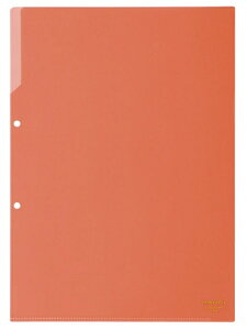 KOKUYO|コクヨ クリヤーホルダー2穴あき・カラーA4赤 フ-750R