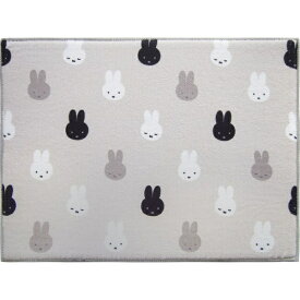 オカトー｜OKATO miffy 吸水水切りマット 30×40　ならびミッフィー グレー